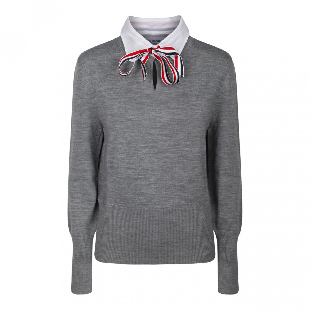Light Grey Pullover Combo Shirt