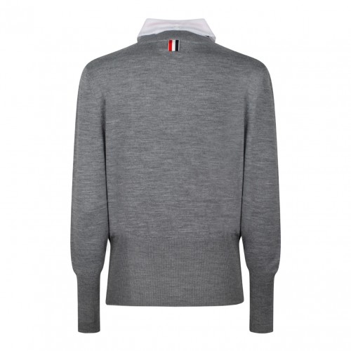 Light Grey Pullover Combo Shirt 2