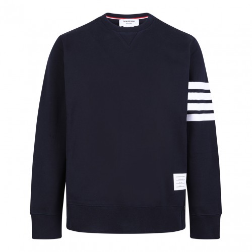 Navy Blue 4-Bar Sweatshirt