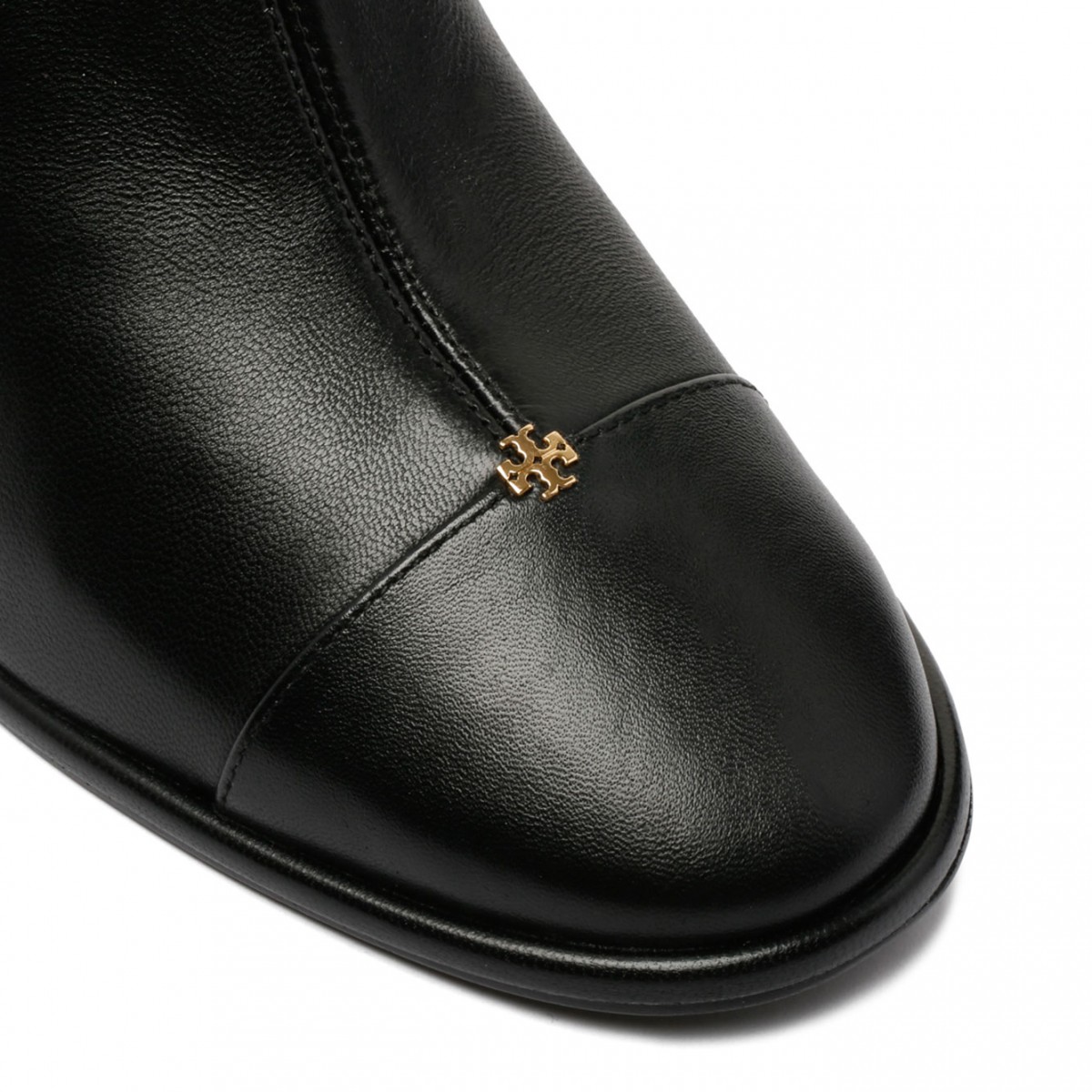 Black Applique Logo Boots