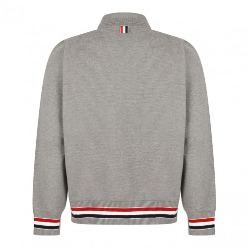 Light Grey Knit Jacket