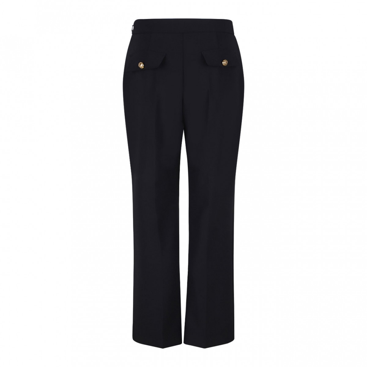 Black Cropped Trousers