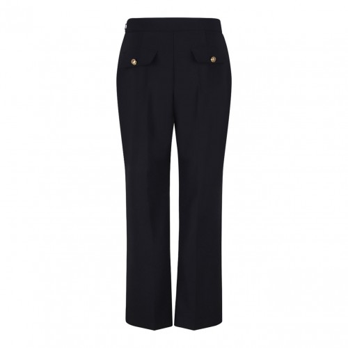 Black Cropped Trousers