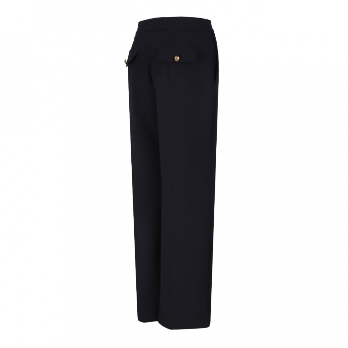 Black Cropped Trousers