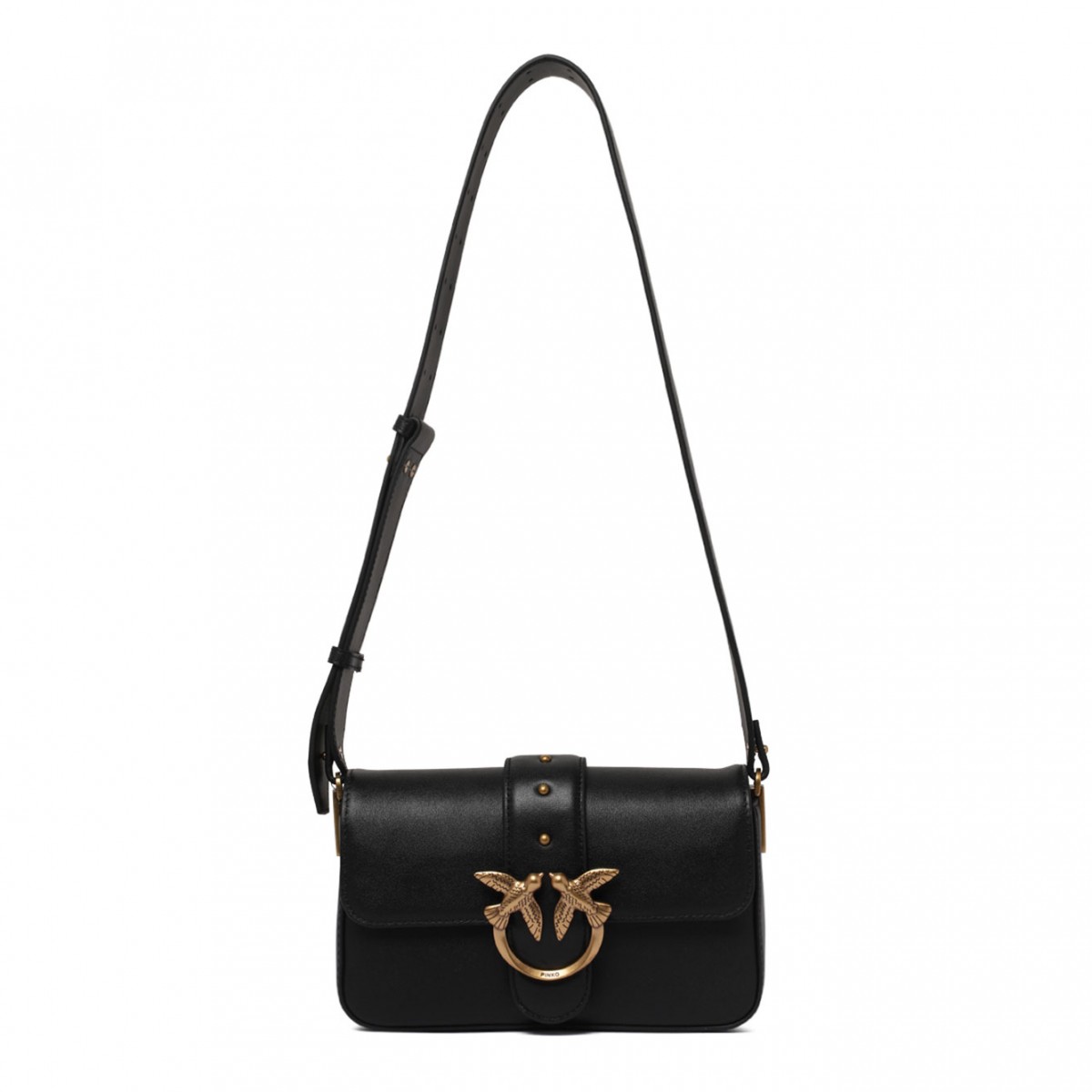 Black Mini Love One Slouchy Shoulder Bag