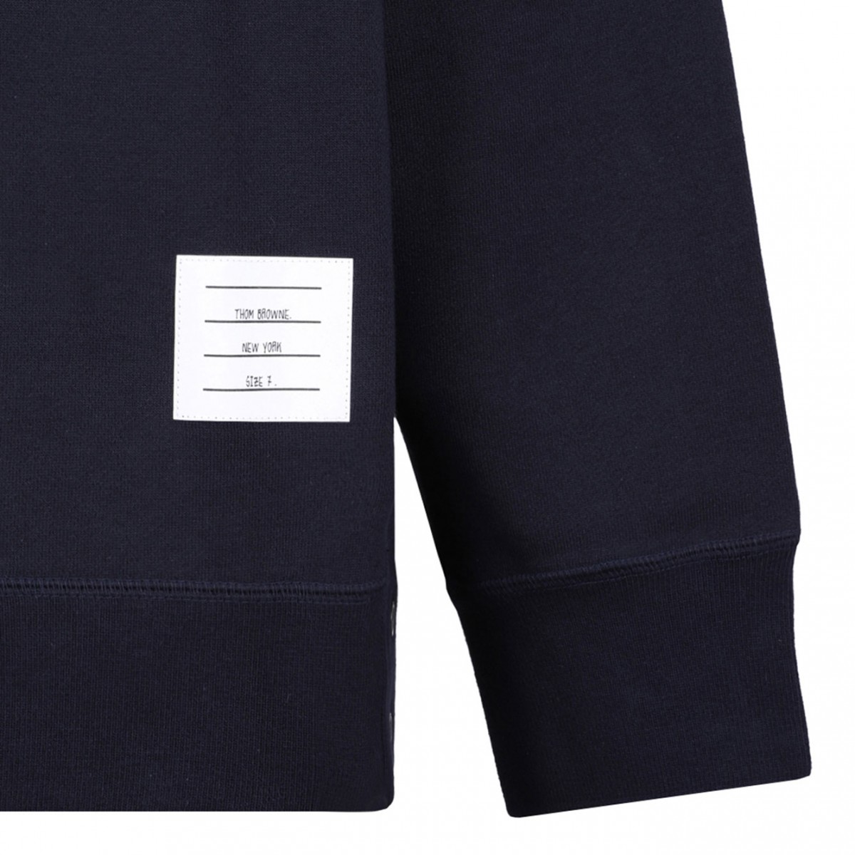 Navy Blue 4-Bar Stripe Sweatshirt