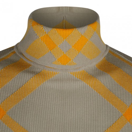 Checked Wool Blend Jumper