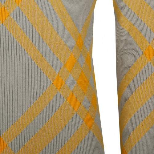 Checked Wool Blend Jumper