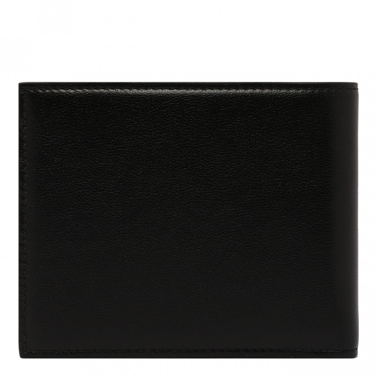 Black Logo Print Wallet