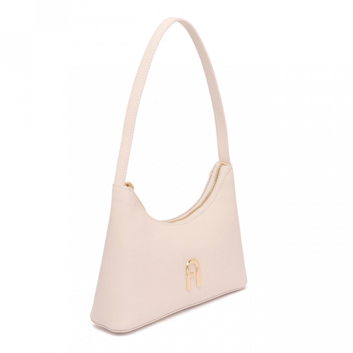 Cream Mini Diamamte Shoulder Bag