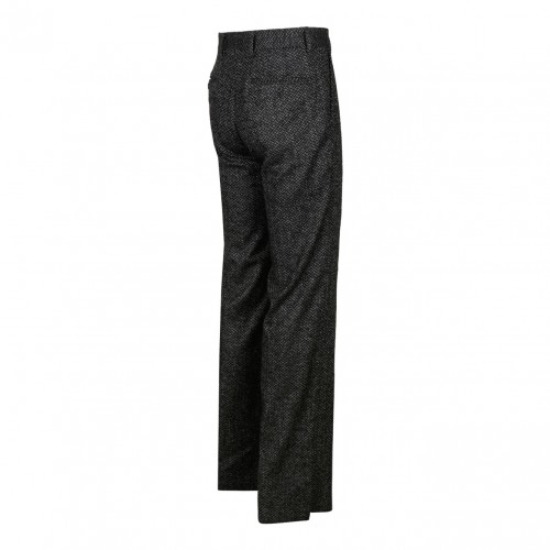 Smoky Black Wool Trousers