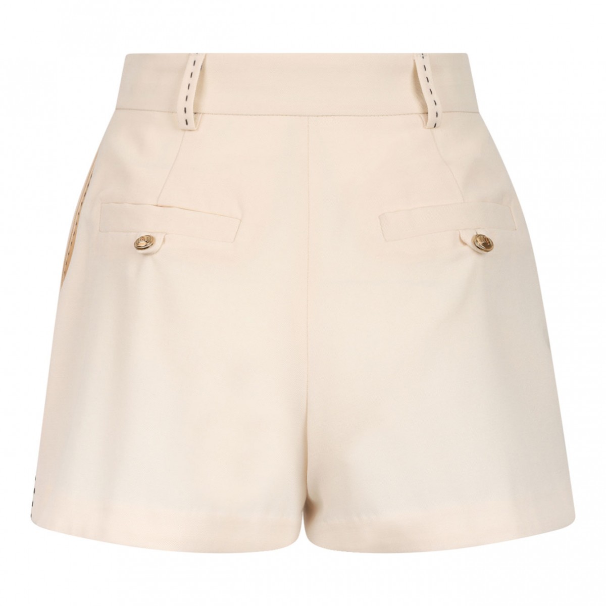 Cream Shorts