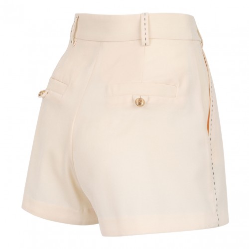 Cream Shorts