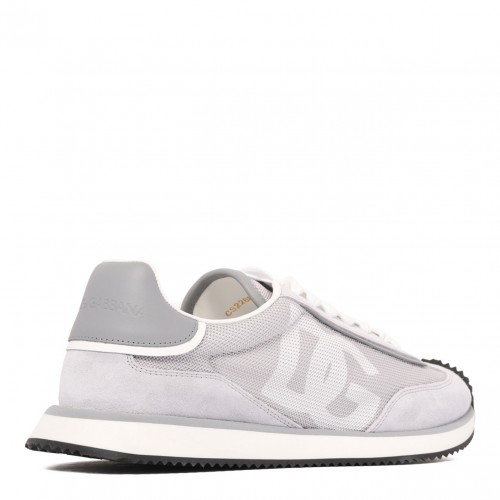 White And Grey DG Cushion Sneaker