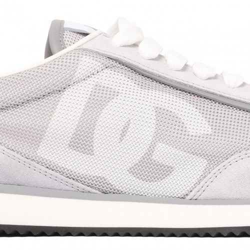 White And Grey DG Cushion Sneaker