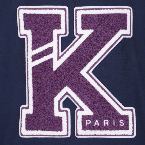 Midnight Blue Logo-Applique Sweatshirt