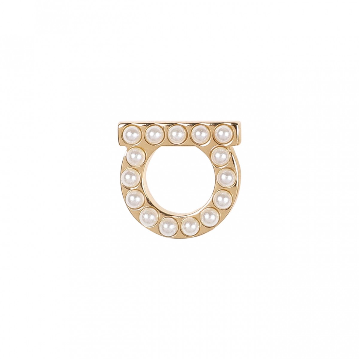 Gold Tone Gancio Earrings