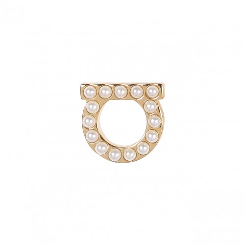 Gold Tone Gancio Earrings