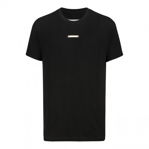 Black Four Stitch Logo T-Shirt