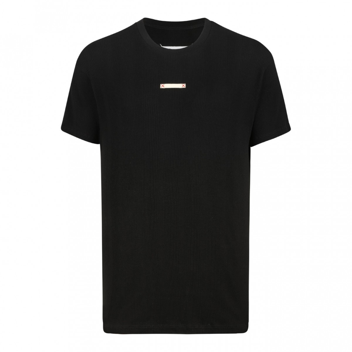 Black Four Stitch Logo T-Shirt