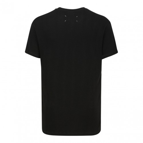 Black Four Stitch Logo T-Shirt 2