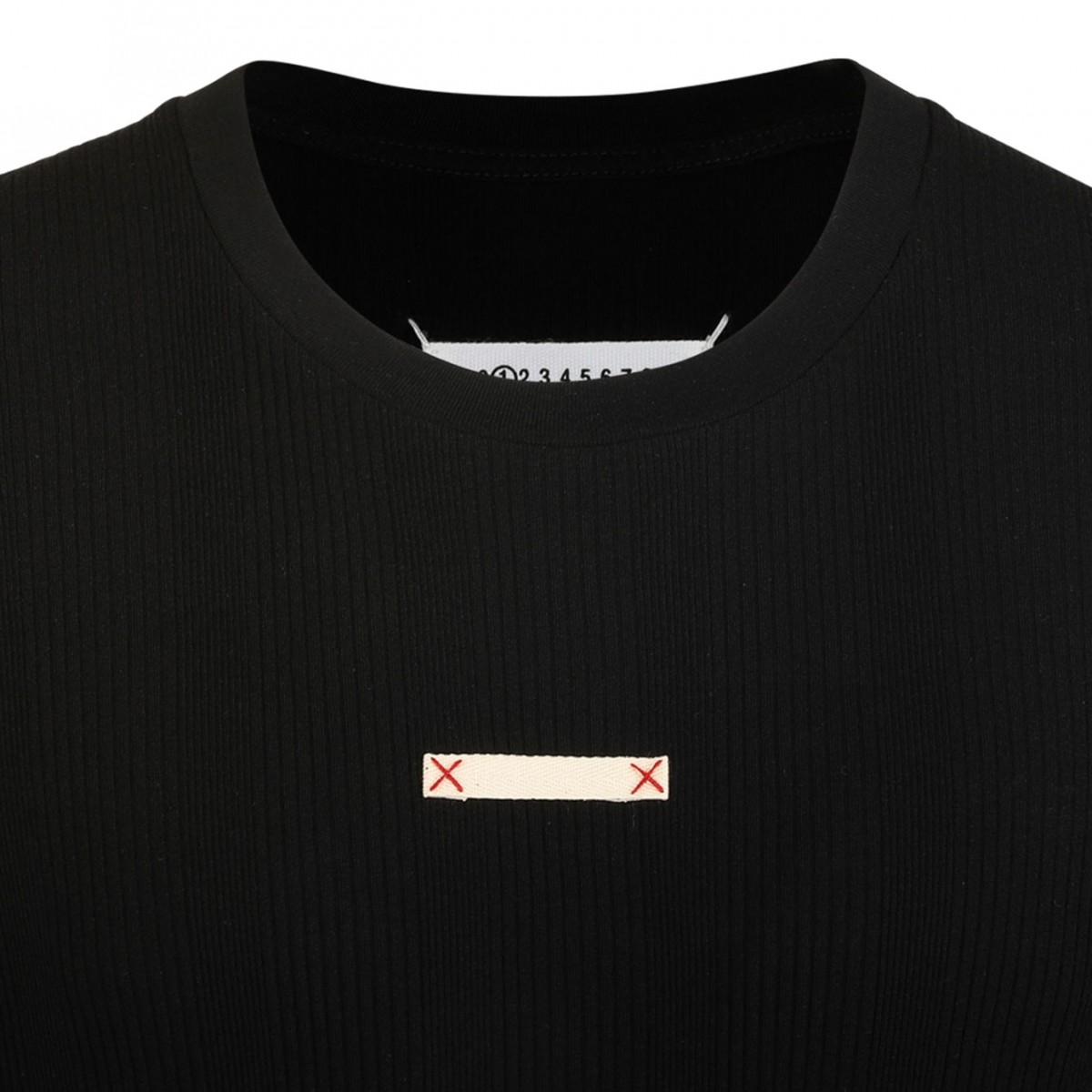 Black Four Stitch Logo T-Shirt