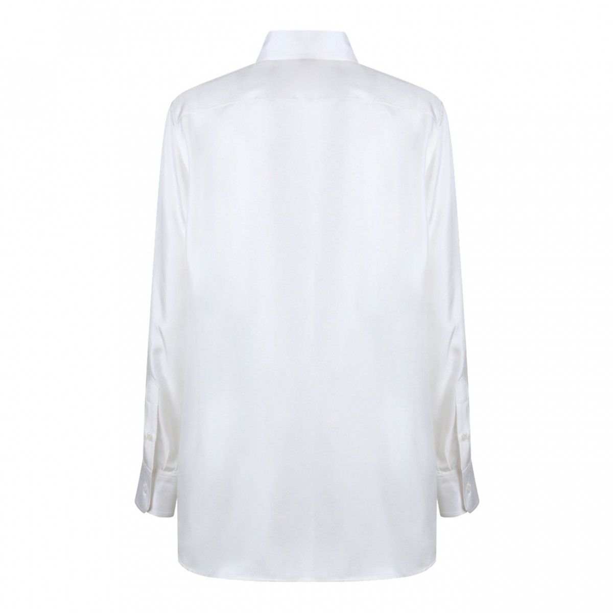 White Silk Shirt