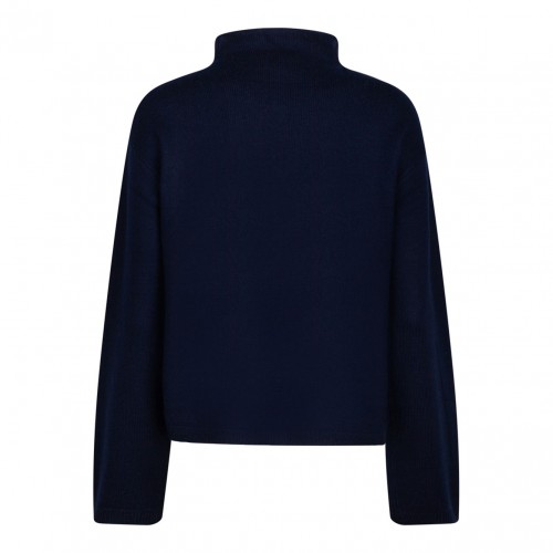 Navy Blue Wool Jumper