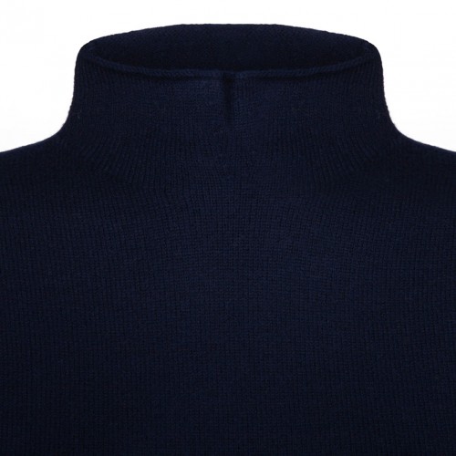 Navy Blue Wool Jumper