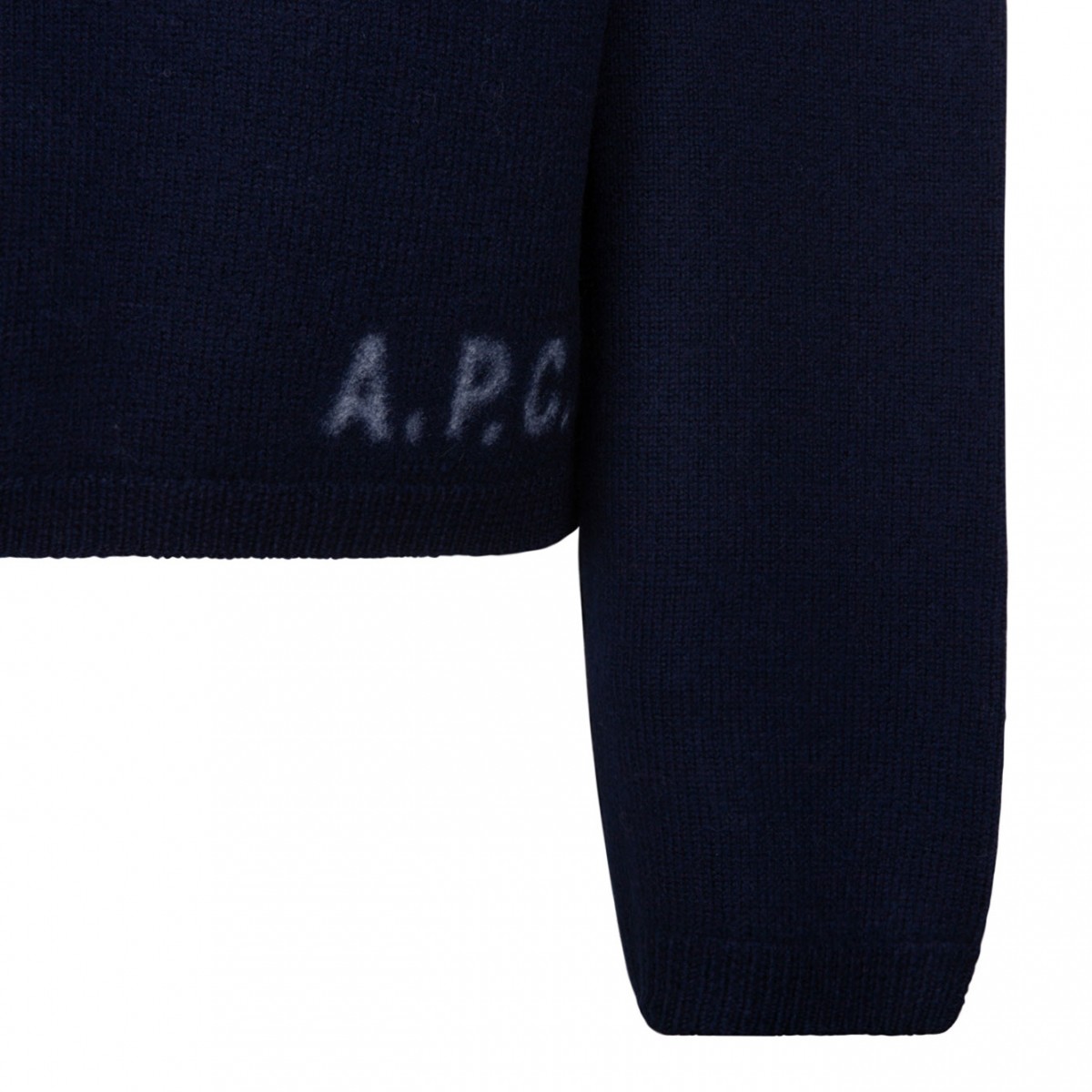 Navy Blue Wool Jumper