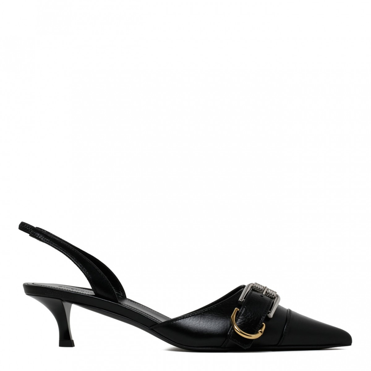Black Voyou Slingback