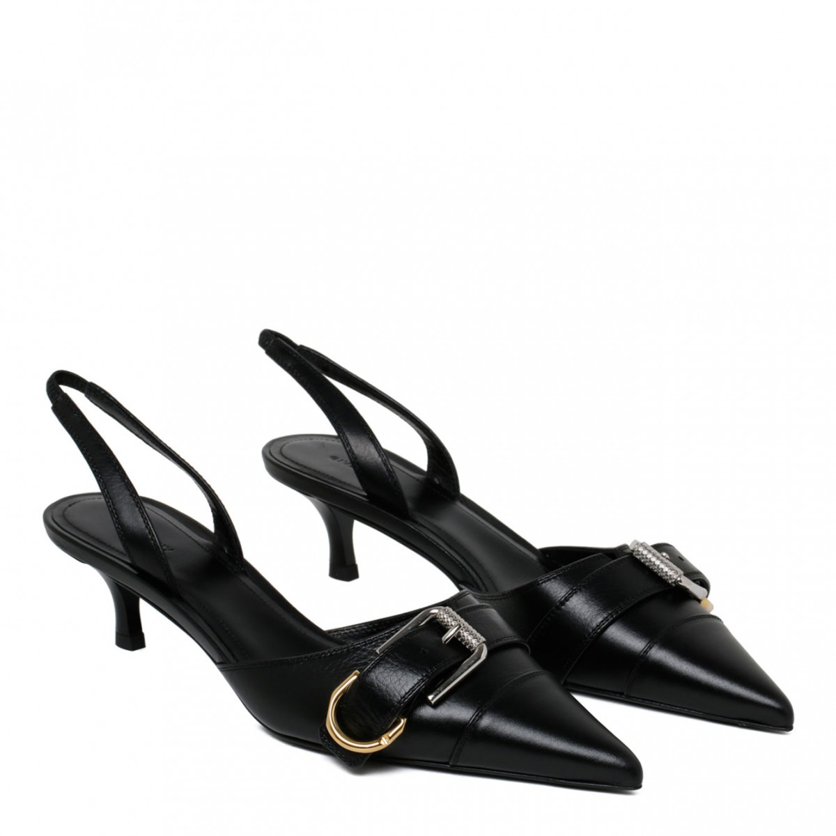 Black Voyou Slingback