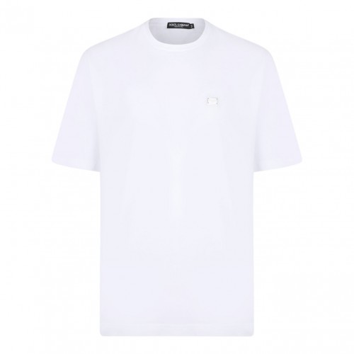 White Logo Plaque T-Shirt
