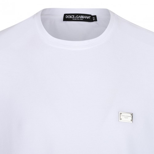 White Logo Plaque T-Shirt