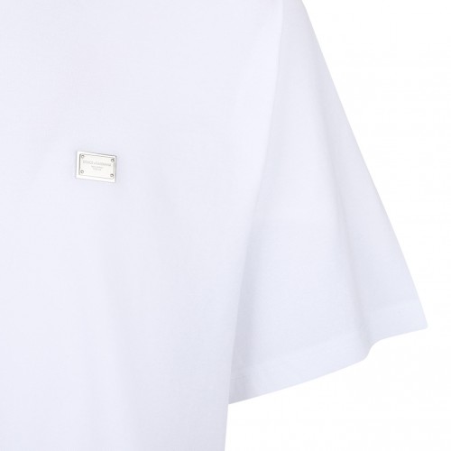 White Logo Plaque T-Shirt