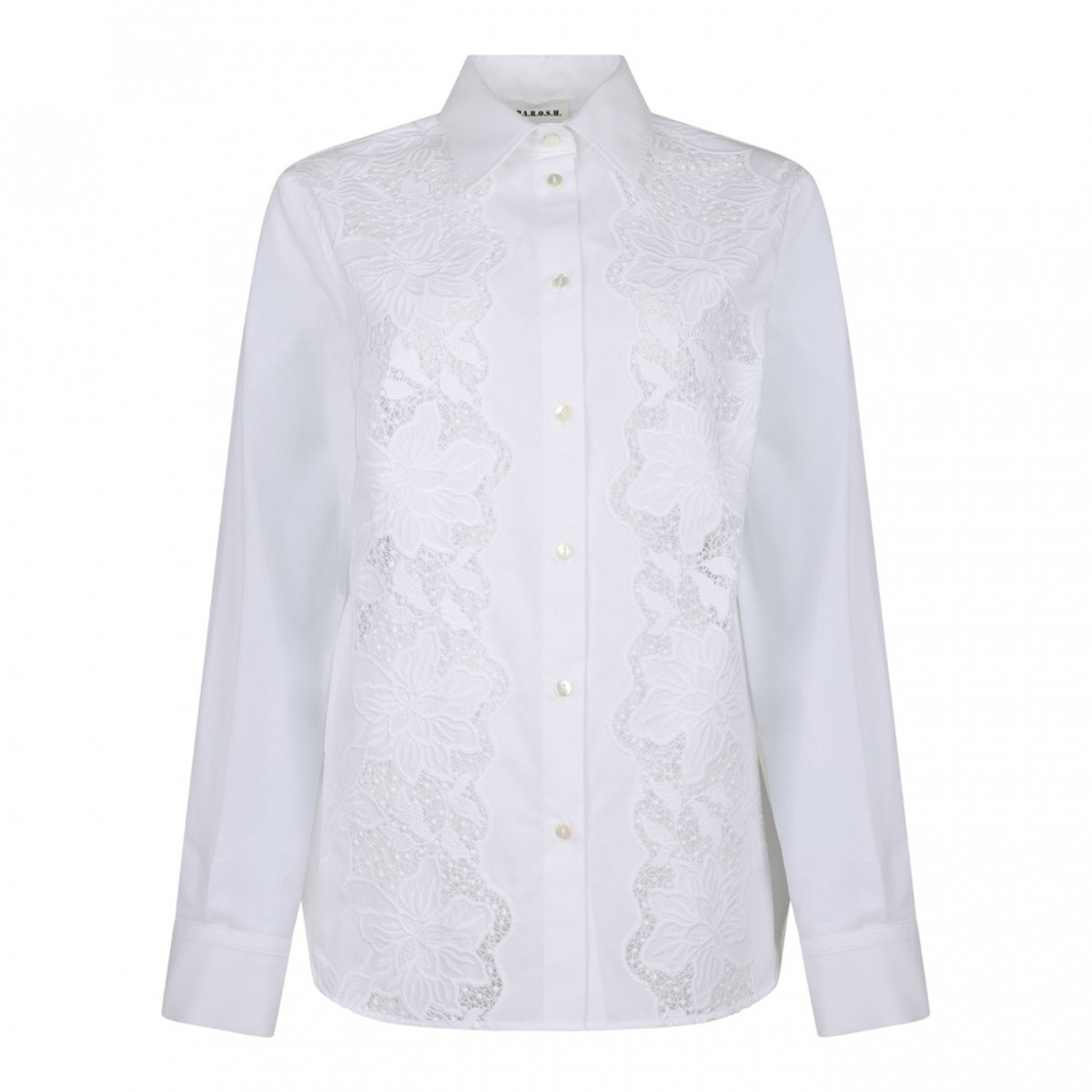 White Embroidered Shirt