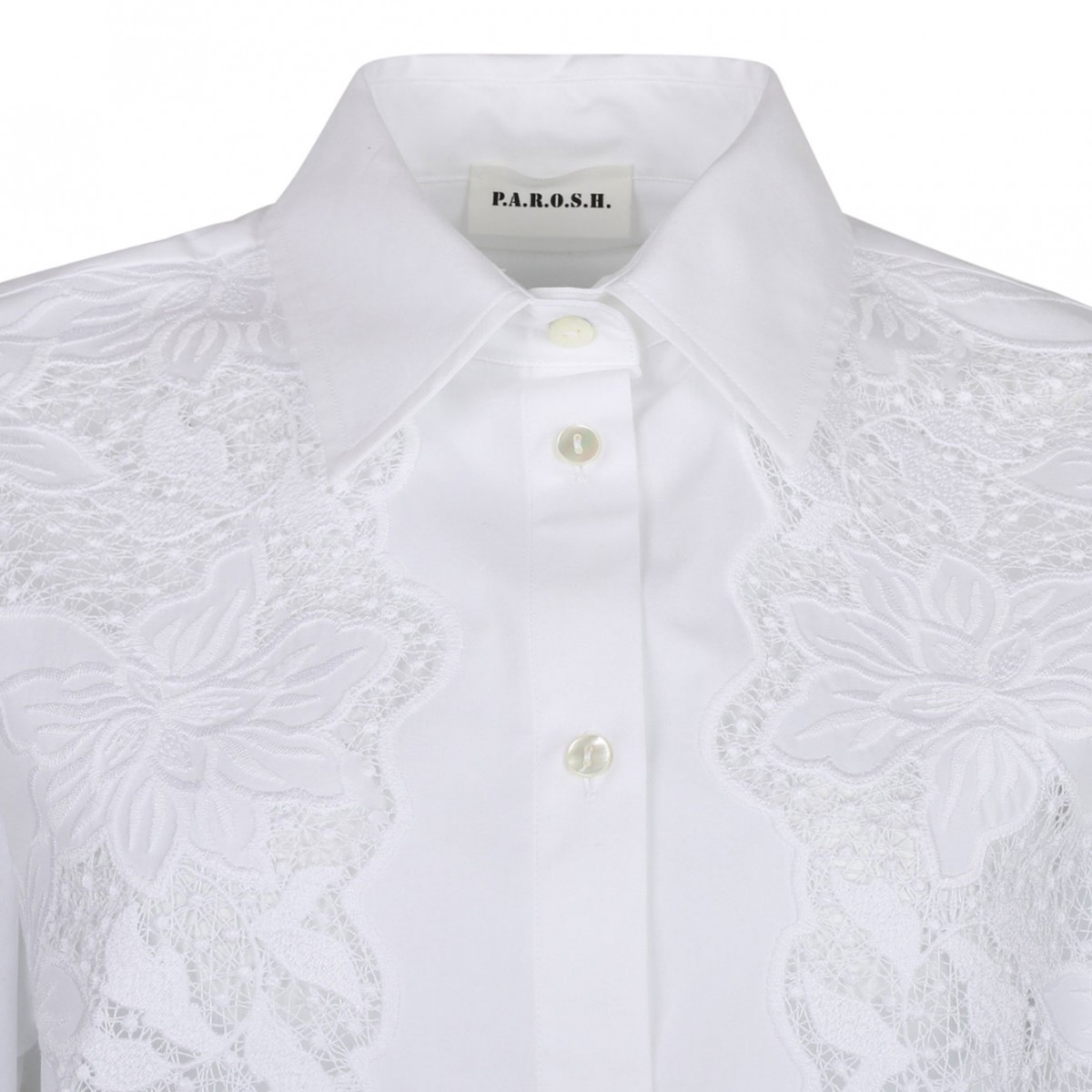 White Embroidered Shirt