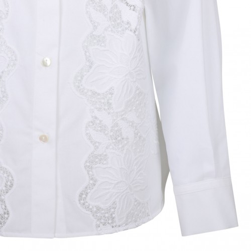 White Embroidered Shirt
