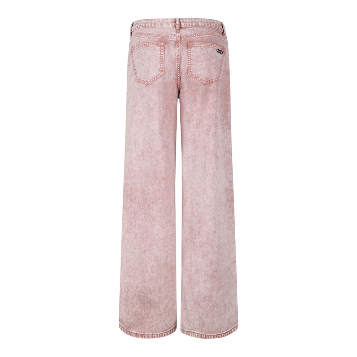 Pink Wide Leg Jeans
