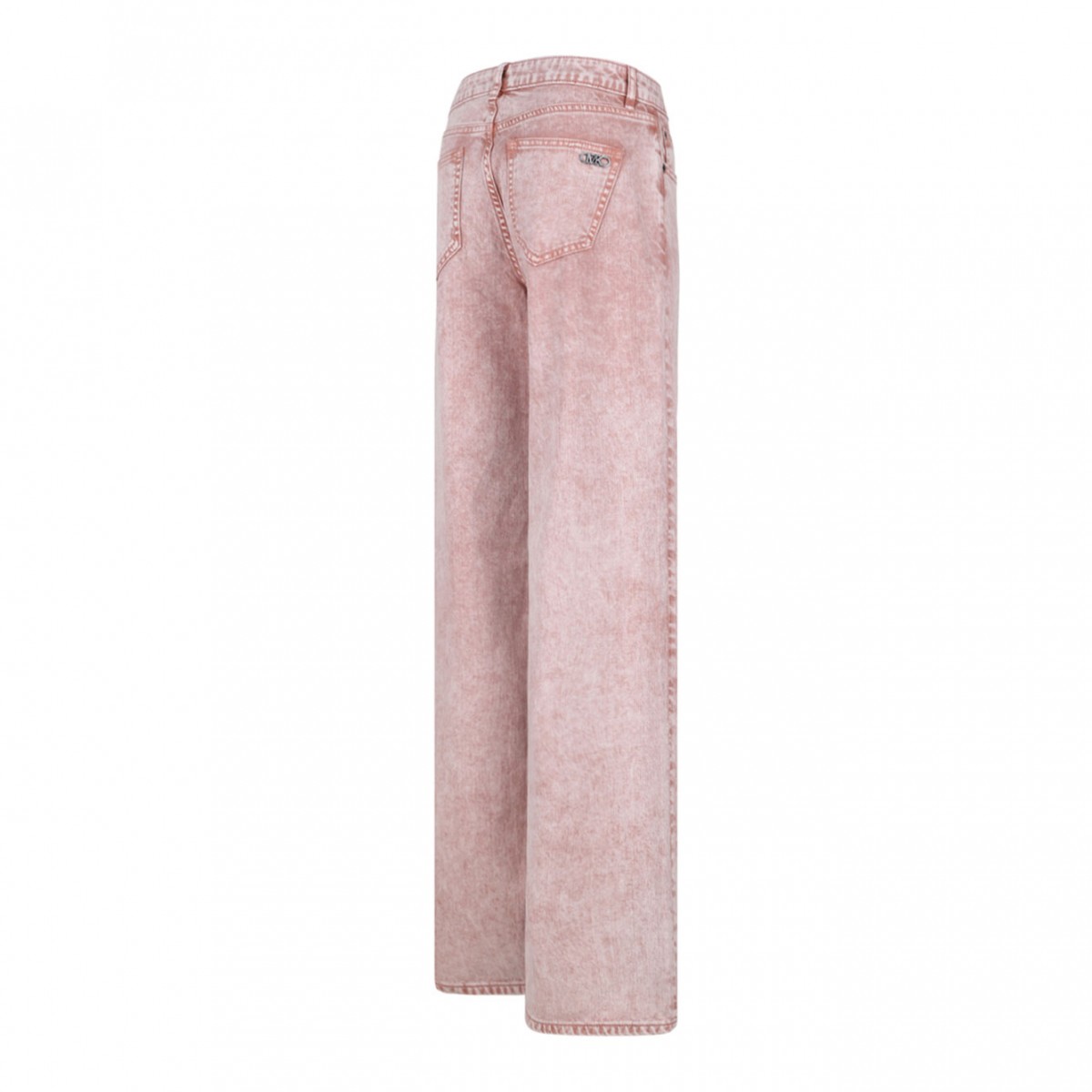 Pink Wide Leg Jeans