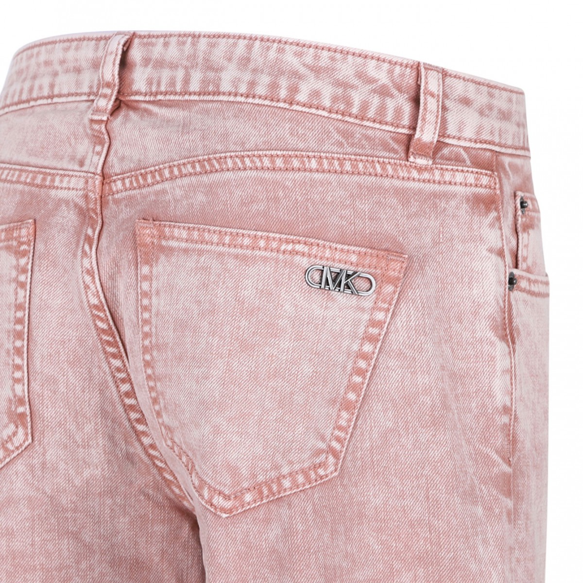 Pink Wide Leg Jeans