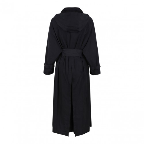 Black and White Belted Coat 2