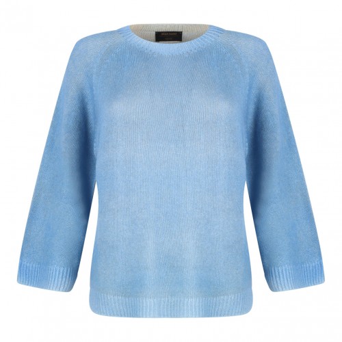 Blue Fine Knit Jumper