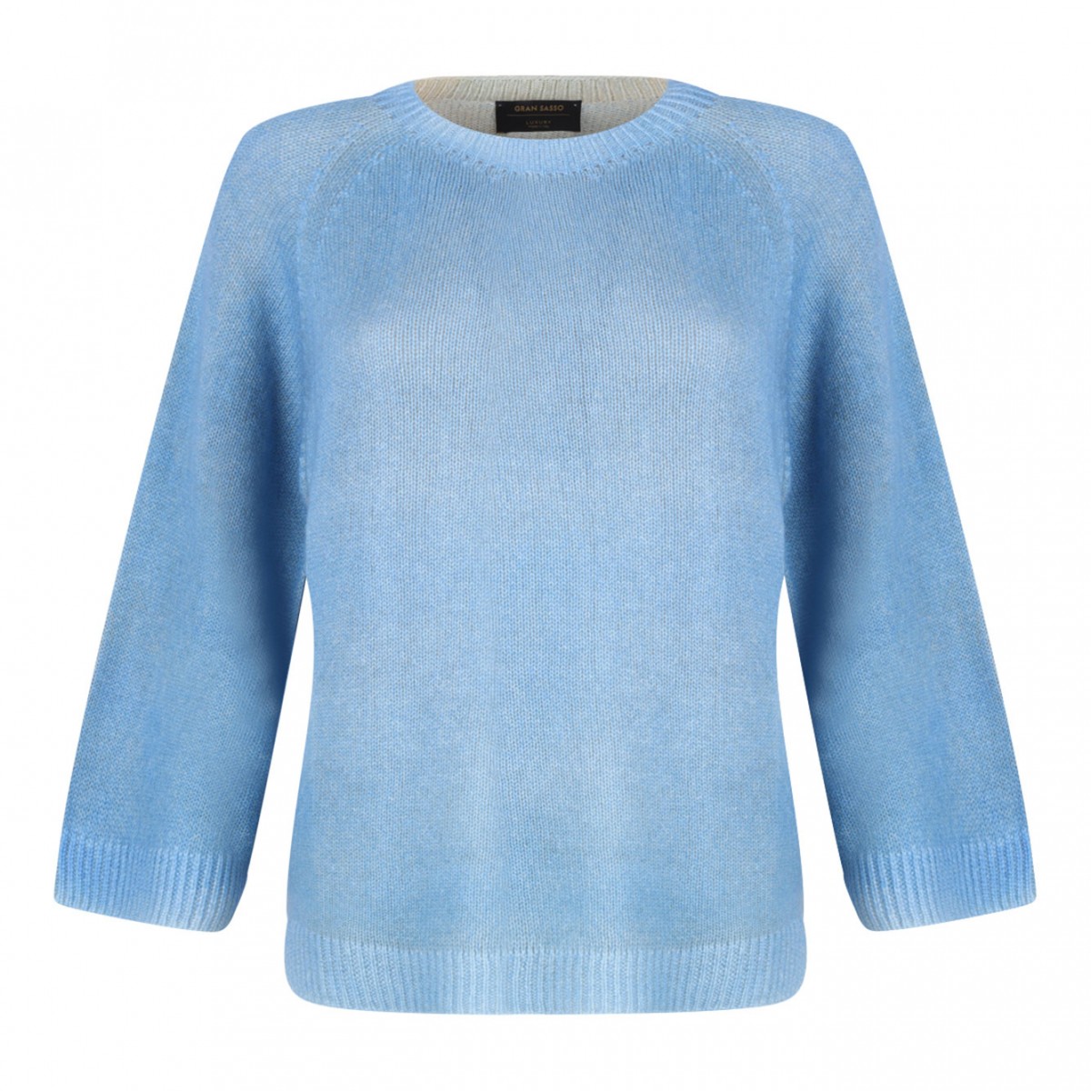 Blue Fine Knit Jumper