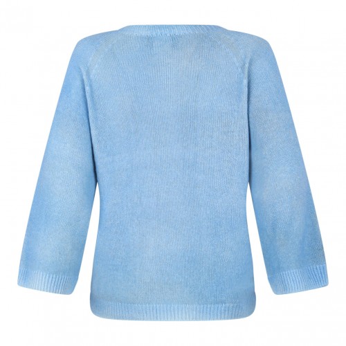 Blue Fine Knit Jumper 2