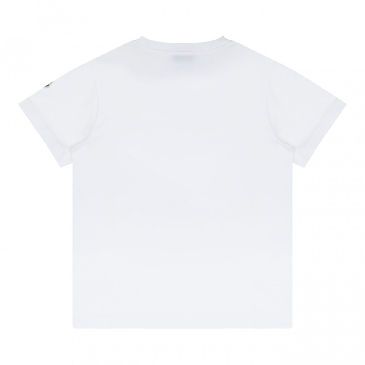 White Logo Print T-Shirt