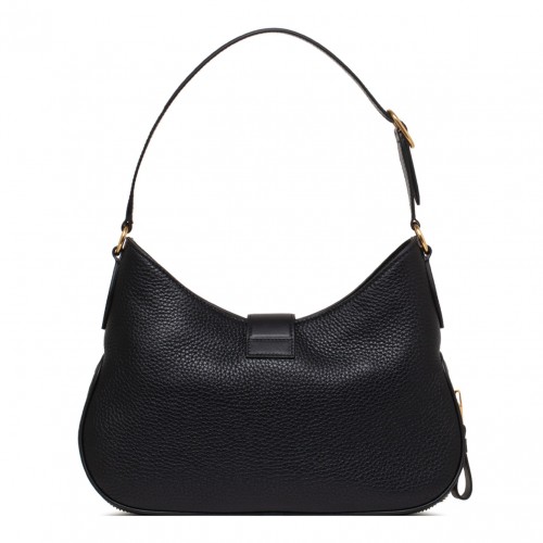Black Monarch Medium Hobo Bag