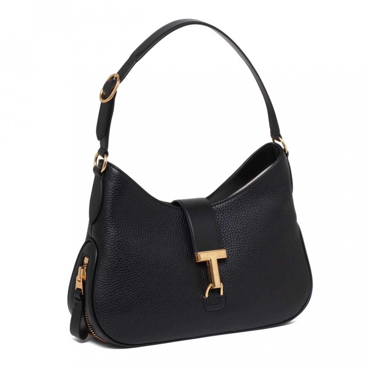 Black Monarch Medium Hobo Bag