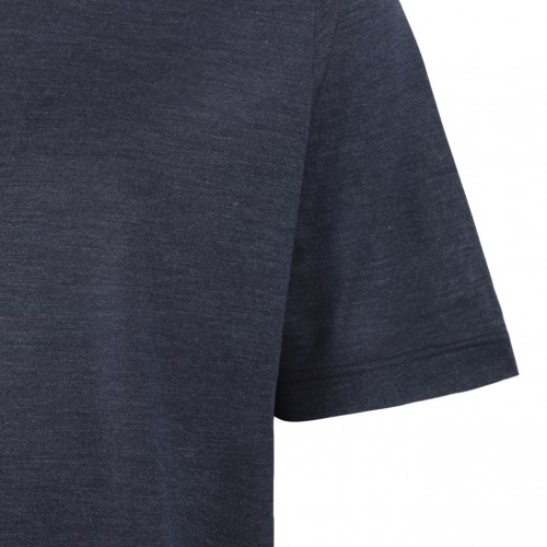 Dark Grey Knit T-Shirt
