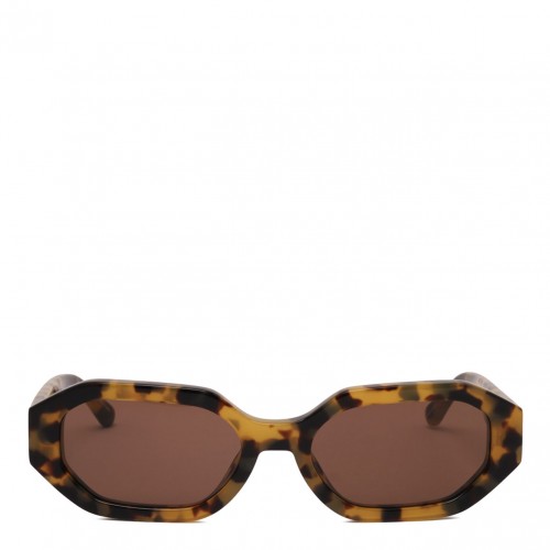 Havana Rectangle Sunglasses